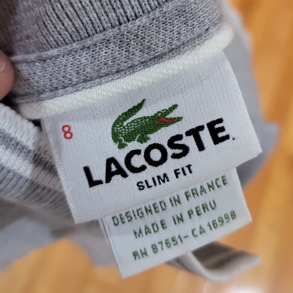 Lacoste Polo Shirt Grey